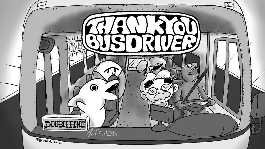 Tattles Drives A Bus!